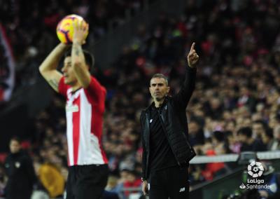 Gaizka Garitano durante un partido. (Foto: Laliga)
