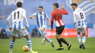 Dani García sufrió al quedar retratado en una jugada clave del derbi (Foto: LaLiga).