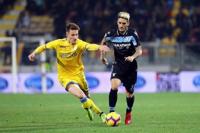 Luis Alberto, en el partido ante el Frosinone.