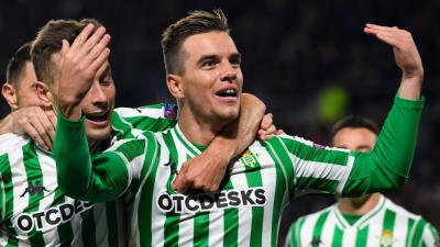 Giovani Lo Celso celebra su gol.
