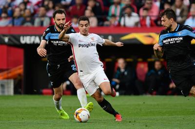 Ben Yedder, ante la Lazio (Foto: Kiko Hurtado).