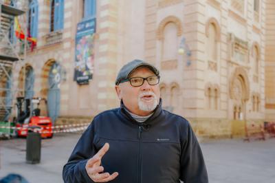 Manolo Santander cuenta en ElDesmarque la historia del pasodoble (Foto: Cristo García).