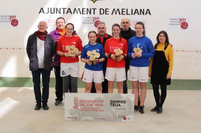 Finalistes finals Raspall Individual, Meliana 2019