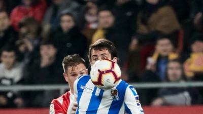 Oyarzabal no pudo marcar en Montilivi (Foto: LaLiga)