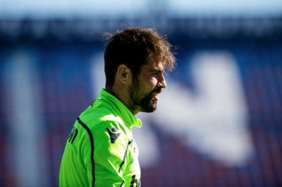 Coke en el entrenamiento de este viernes. (Foto: Levante UD)