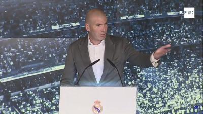 Zidane en rueda de prensa, 