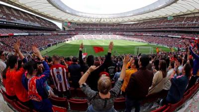 El Wanda Metropolitano vibra con las chicas y registra una entrada récord de 60.739 (Foto: EFE)