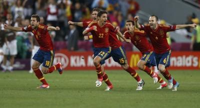 Jesús Navas, con el '22' en la Eurocopa de 2012.