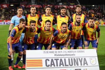 XI de Cataluña ante Venezuela (Foto: FCFCAT).