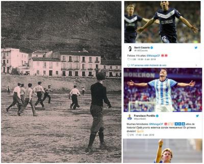 Imagen del primer partido y algunas felicitaciones.