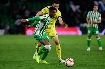 Junior Firpo, en el partido que el Betis jugó con el Villarreal (foto: Kiko Hurtado).