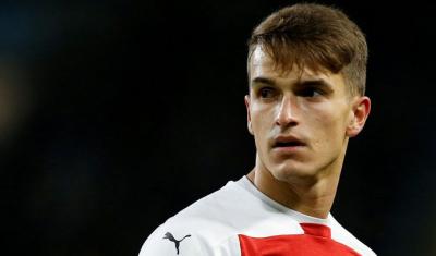 Denis Suarez con el Arsenal.