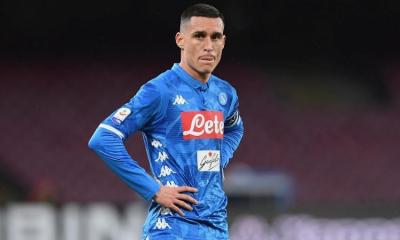Callejón, en un partido con el Napoli.
