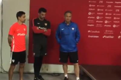 Jesús Navas, Juan Soriano y Joaquín Caparrós.