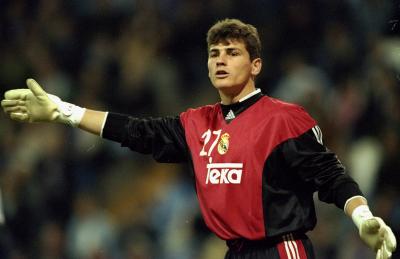 Iker Casillas, en su primera temporada en el Real Madrid.