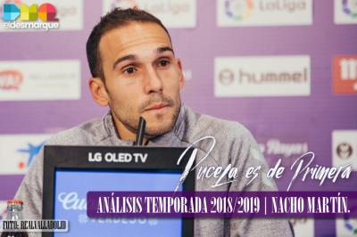 Nacho Martínez, el jugador con más minutos oficiales disputados en la temporada 2018/2019.
