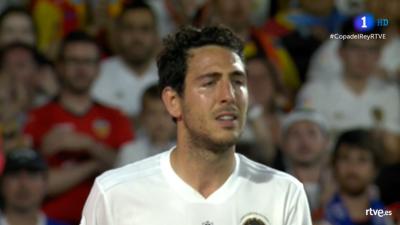 Parejo se marchó llorando tras su lesión.
