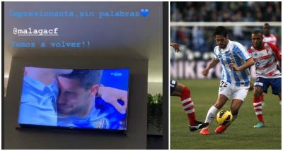 Isco da ánimos por Instagram en el duro momento del Málaga. 