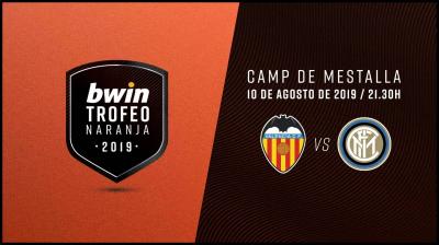 Valencia CF - Inter de Milán en el Trofeo Naranja