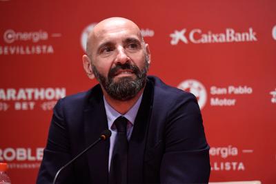 Monchi, durante una rueda de prensa (Foto: Kiko Hurtado).