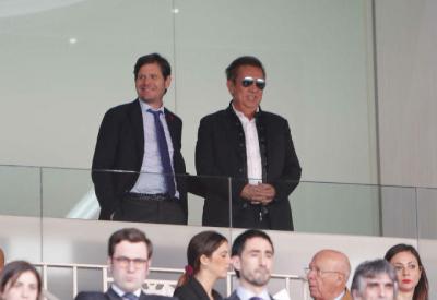 Peter Lim y Mateu Alemany en Mestalla (Foto: David Gomzález)
