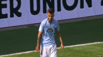 Brais Méndez tras marcar un gol (Foto: RCCV).