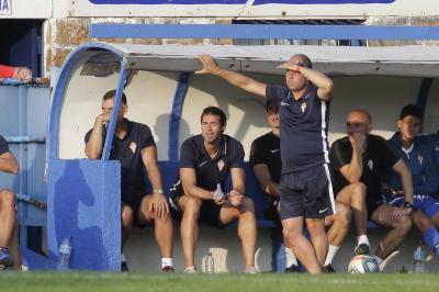 José Alberto López, en un amistoso de pretemporada (Foto: Luis Manso).