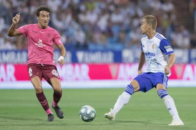 Kagawa en el partido ante el CD Tenerife (Foto: Daniel Marzo).