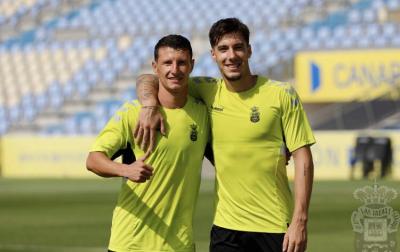 Rapaic, a la derecha en un entrenamiento.