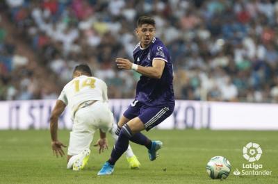 Waldo Rubio, en una acción del Real Madrid-Real Valladolid (Foto: LaLiga).