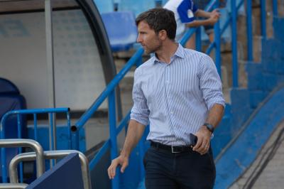 Lalo Arantegui en La Romareda (Foto: Daniel Marzo).