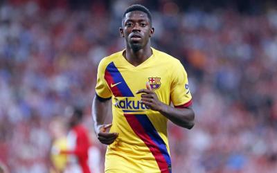 Dembélé, durante el partido ante el Athletic de LaLiga Santander (Foto: FCB). 