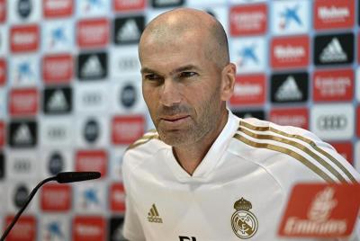 Zidane comparece ante los medios de comunicación antes del Villarreal-Real Madrid.