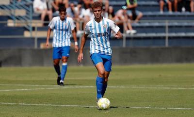 Quintana, en un partido con el Atlético Malagueño.