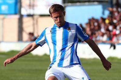 Nacho Monreal ha disputado sus primeros minutos como txuri urdin (Foto: Real Sociedad).