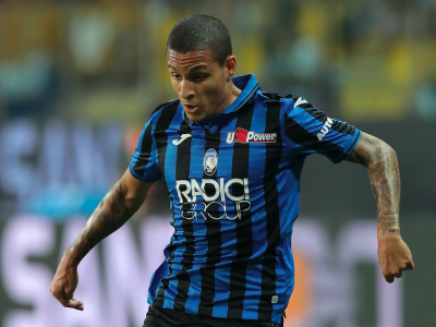 Arana, en su debut con el Atalanta.