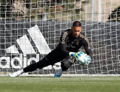 Areola, durante su primer entrenamiento (Foto: RMCF).