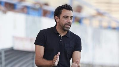 Xavi Hernández, durante un choque del Al Sadd.