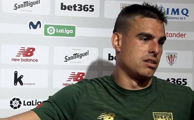 Dani García se enfadaba con Rodrigo en la zona mixta de San Mamés (Foto: ETB).