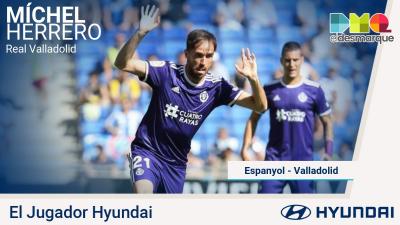Míchel Herrero, Jugador Hyundai del Espanyol-Real Valladolid.