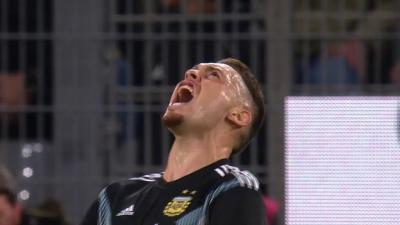 Gol de Ocampos en el Alemania - Argentina.
