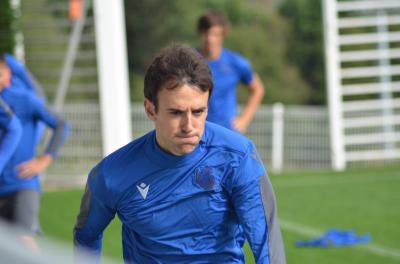 Rubén Pardo se ejercita en Zubieta (Foto: Giovanni Batista)
