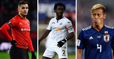 Ben Arfa, Bony y Honda, continúan sin equipos.