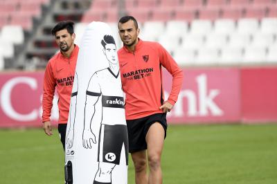 Jordán, en el entrenamiento (Foto: Kiko Hurtado).