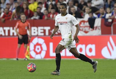 Fernando y Jaime Mata, durante el Sevilla-Getafe (Foto: Kiko Hurtado).