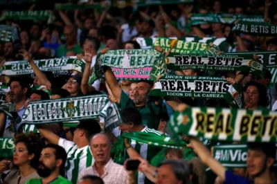 Afición del Betis.