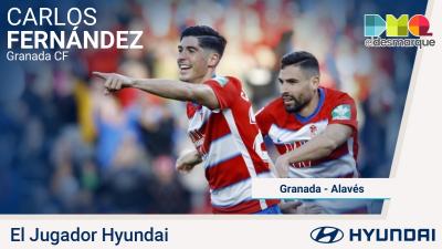 Carlos Fernández, jugador Hyundai del Granada-Alavés.