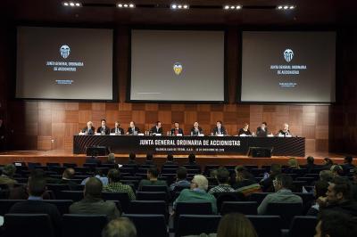 Anil Murthy presidió la Junta General de Accionistas (Foto: Valencia CF).