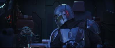 The Mandalorian y Baby Yoda en la Razor Crest (Foto: Disney).