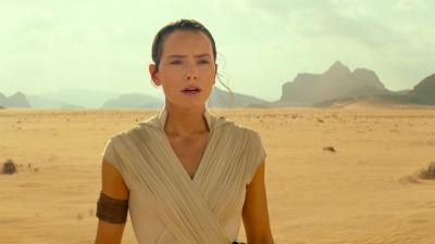 Rey en el desierto de Pasaana (Foto: Lucasfilm).